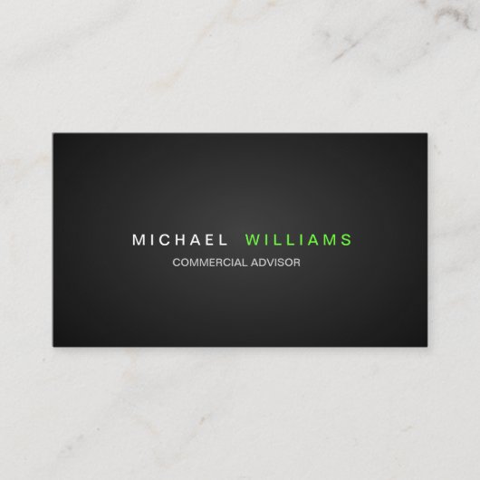 MODERNA ELEGANTE MINIMALISTA PROFESIONAL 名刺 (正面)