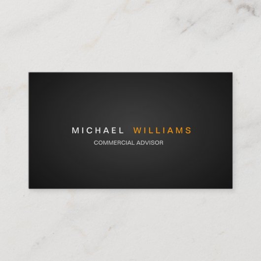 MODERNA ELEGANTE MINIMALISTA PROFESIONAL 名刺 (正面)