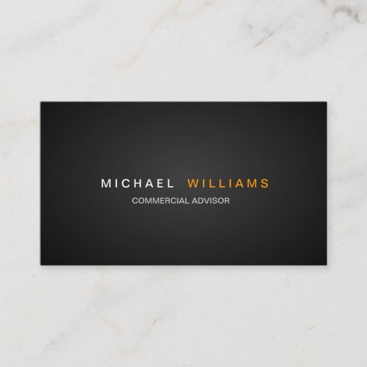 MODERNA ELEGANTE MINIMALISTA PROFESIONAL 名刺 (正面)