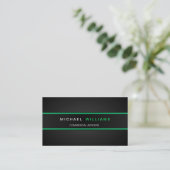 MODERNA ELEGANTE MINIMALISTA PROFESIONAL 名刺 (スタンド正面)