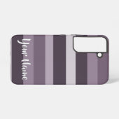 Moderna Linear | シスルとスモークプラム Samsung Galaxyケース (裏面横)