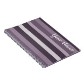 Moderna Linear | シンブル&スモークプラムノート ノートブック (右側)