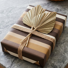 Moderna Linear | リッチトラッフル&シダー ラッピングペーパー