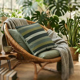 Moderna Linear | Aged Sage & Winter Moss クッション