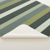 Moderna Linear | Aged Sage & Winter Moss シェルパブランケット (3/4)