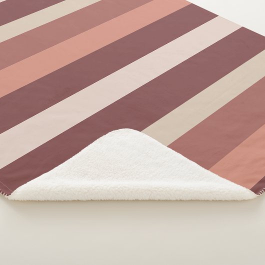 Moderna Linear | Antique Rose & Copper シェルパブランケット (3/4)