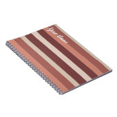 Moderna Linear | Antique Rose & Copper ノートブック (右側)