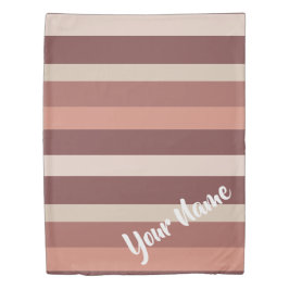 Moderna Linear | Antique Rose & Copper 掛け布団カバー