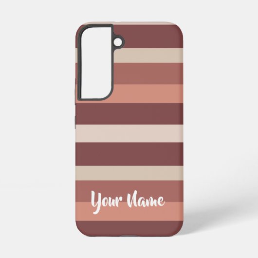 Moderna Linear | Antique Rose & Copper Custom Samsung Galaxyケース (裏面)