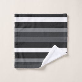 Moderna Linear | Carbon & Obsidian ウォッシュタオル