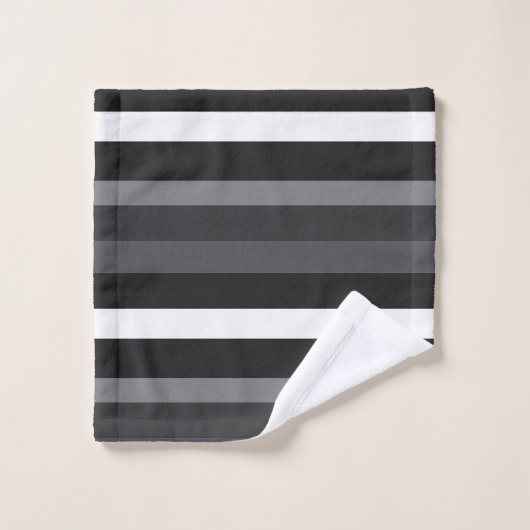 Moderna Linear | Carbon & Obsidian ウォッシュタオル (ウォッシュタオル)