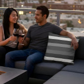 Moderna Linear | Carbon & Obsidian クッション