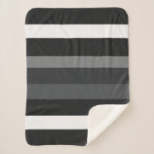 Moderna Linear | Carbon & Obsidian シェルパブランケット (正面)
