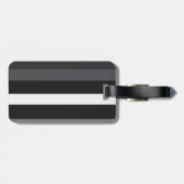 Moderna Linear | Carbon & Obsidian ラゲッジタグ (裏面横)