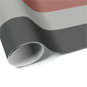 Moderna Linear | Iron Ore & Ruby Slate ラッピングペーパー (ロールコーナー)