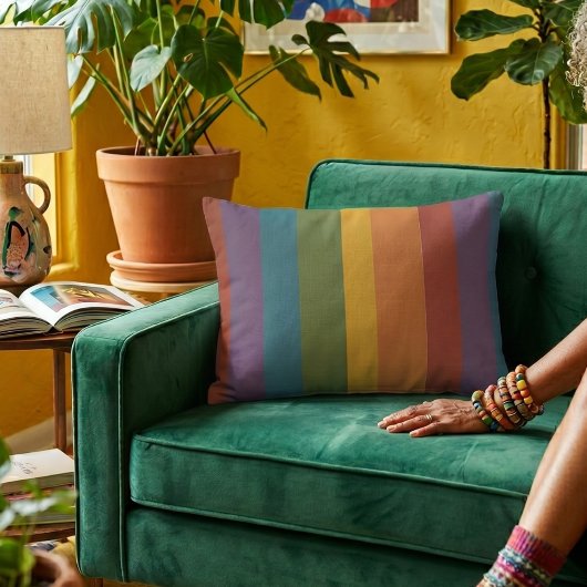 Moderna Linear | MCM Rainbow アクセントクッション