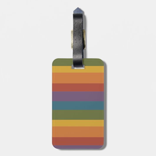 Moderna Linear | MCM Rainbow ラゲッジタグ (裏面縦)