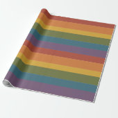 Moderna Linear | MCM Rainbow ラッピングペーパー (アンロールド)