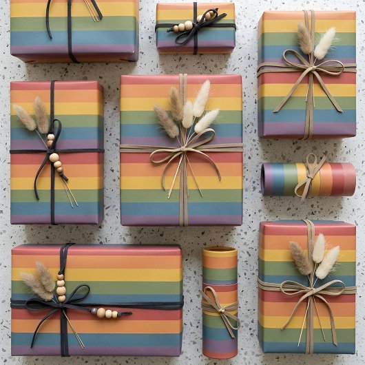 Moderna Linear | MCM Rainbow ラッピングペーパー