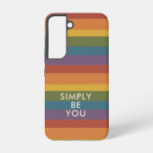 Moderna Linear | MCM Rainbow Be You Samsung Galaxyケース (裏面)