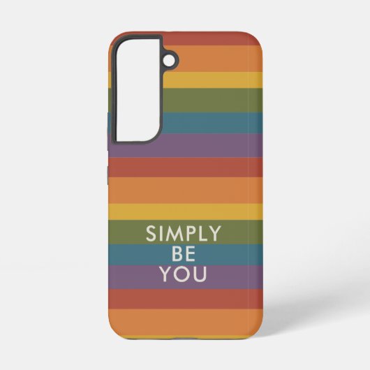 Moderna Linear | MCM Rainbow Be You Samsung Galaxyケース (裏面)