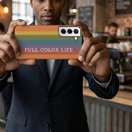 Moderna Linear | MCM Rainbow Full Color Samsung Galaxy S22ケース