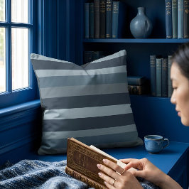 Moderna Linear | Slate & Nordic Sea クッション