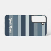 Moderna Linear | Slate & Nordic Sea Samsung Galaxyケース (裏面横)