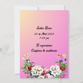 Moderna , Minimalista 招待状 (裏面)