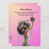 Moderna , Minimalista 招待状 (正面/裏面)