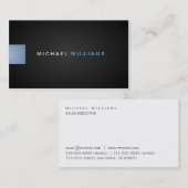 MODERNA MINIMALISTA ELEGANTE TARJETAS DE VISITA 名刺 (正面/裏面)