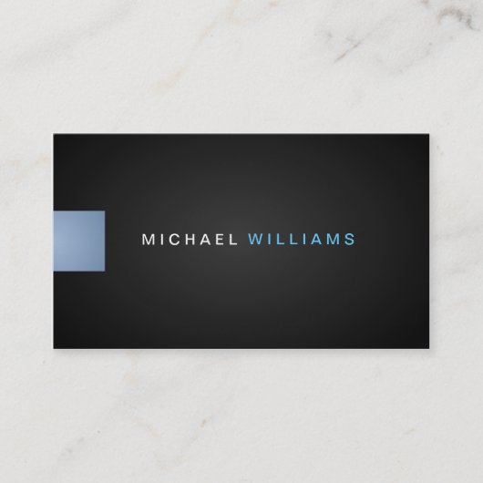 MODERNA MINIMALISTA ELEGANTE TARJETAS DE VISITA 名刺 (正面)