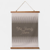 ModernAbstract Ripple Boho Personalized 吊り下げ型タペストリー (正面2)