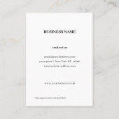 ModernBlack &    White割引カード 割引カード (裏面)