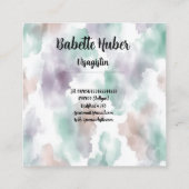 Moderne  スクエア名刺 (裏面)