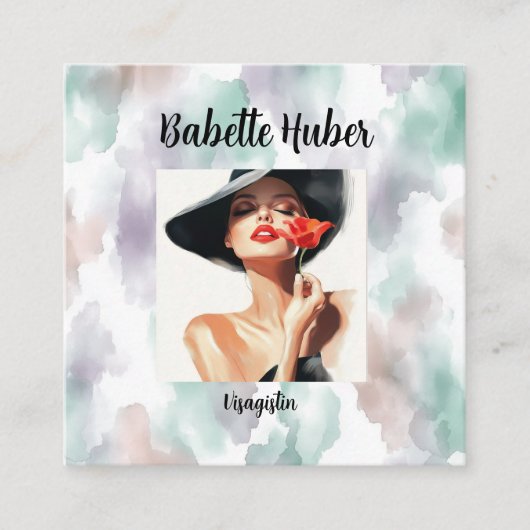 Moderne  スクエア名刺 (正面)