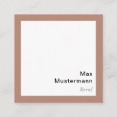 Moderne スクエア名刺 (正面)