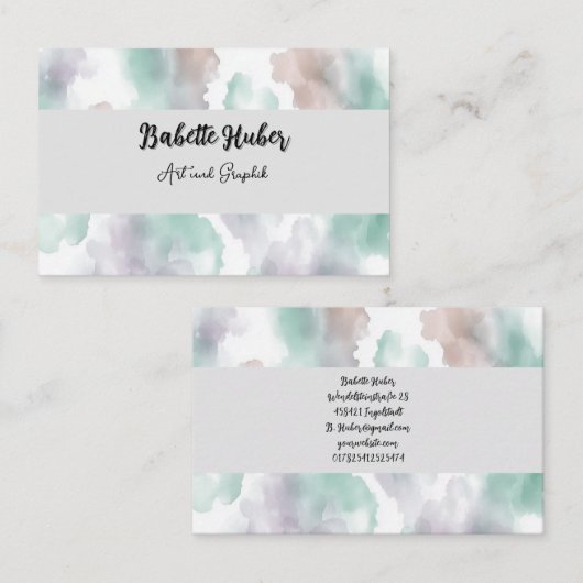 Moderne  名刺 (正面/裏面)