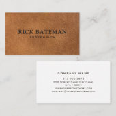 Moderne Cuir Personnalisé 名刺 (正面/裏面)