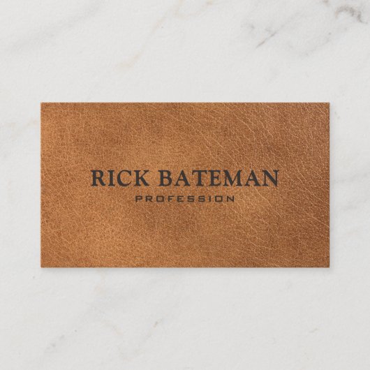 Moderne Cuir Personnalisé 名刺 (正面)