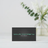 Moderne Edle Metall Visitenkarte Businesscard 名刺 (スタンド正面)
