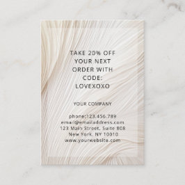 Moderne Elegant Wave Discount Card 割引カード