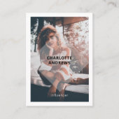 Moderne Foto  Visitenkarte 名刺 (正面)