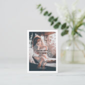 Moderne Foto  Visitenkarte 名刺 (スタンド正面)