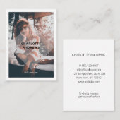 Moderne Foto  Visitenkarte 名刺 (正面/裏面)