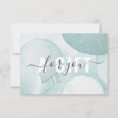 Moderne Glitzer Geschenkgutscheine Flachkarte (正面)