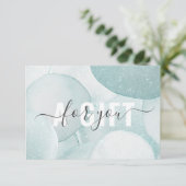 Moderne Glitzer Geschenkgutscheine Flachkarte (スタンド正面)