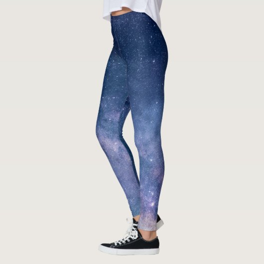 Moderne Leggings | blaues Universum, Kosmos,Sterne レギンス (左)