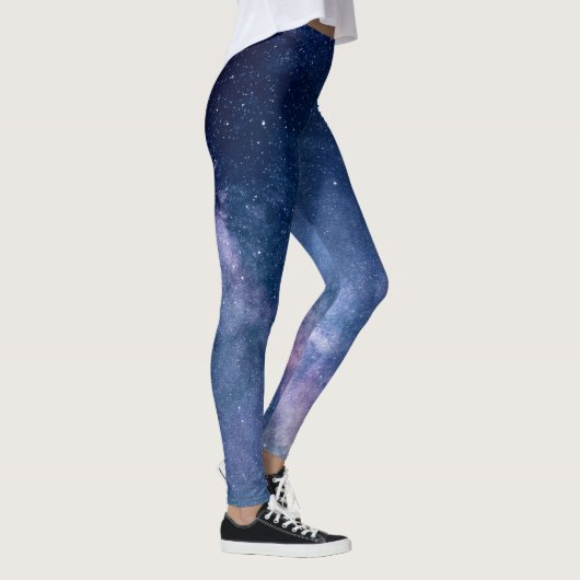 Moderne Leggings | blaues Universum, Kosmos,Sterne レギンス (右)