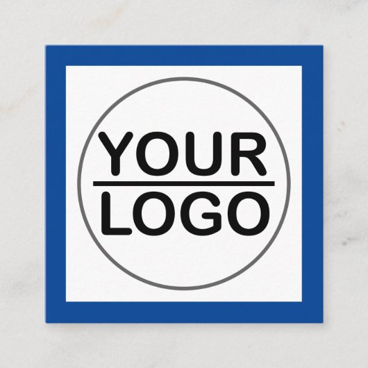 Moderne LOGO スクエア名刺 (正面)